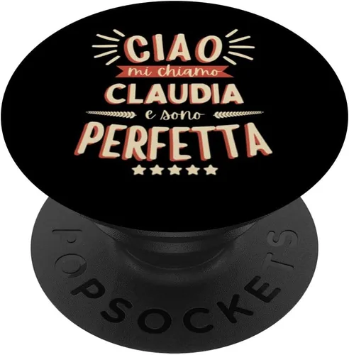 Miniatura 6 de Claudia Idea Regalo Personalizzata Amica Nome Divertente PopSockets MagSafe PopGrip for iPhone