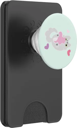 Miniatura 8 de Lindo gato Kawaii de San Valentín abrazo de corazón pastel PopSockets intercambiables PopGrip