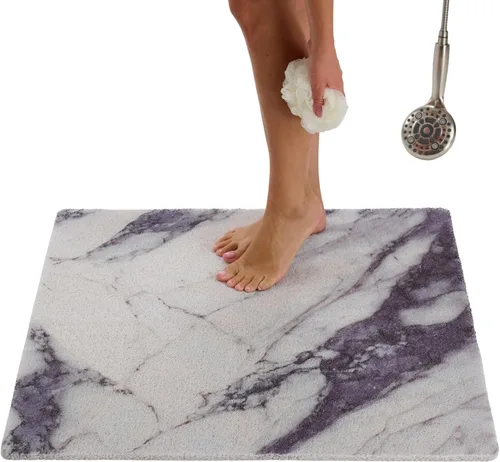 Miniatura 108 de Tapete de ducha antideslizante para bañera - Tapete de baño de lufa para baño - Tapete de baño de 40 x 16 pulgadas - Alfombra de baño antideslizante