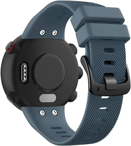 Miniatura 18 de REYDA Correa de silicona compatible con Garmin Swim 2/Forerunner 45, suave, flexible, transpirable, correa de reloj de silicona deportiva