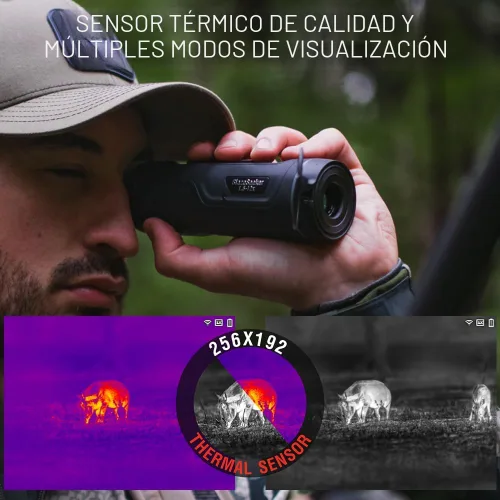 Miniatura 2 de ATN BlazeSeeker-207 Monocular de imagen térmica 256x192; 1-8.8X 12 micrones <35 NETD 50 Hz
