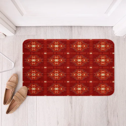 Miniatura 29 de Feelyou Aztec Bathroom Rugs Aztec Southwestern Printed Bath Mats for Bathroom Bohemian Bath Rugs for Shower Tub Cowboy Cowgirl Bathroom Accossories