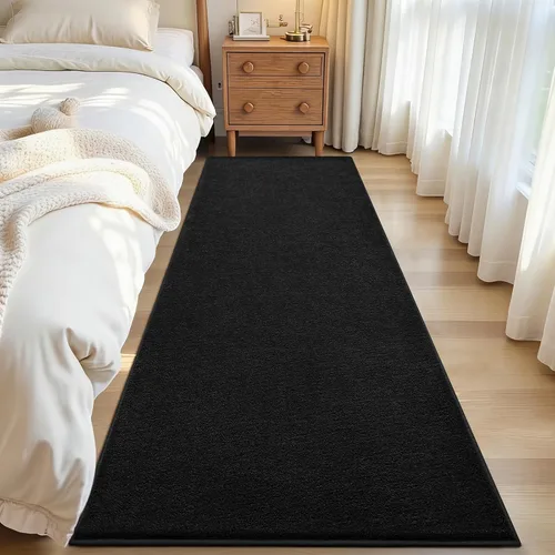 Miniatura 5 de ISEAU Alfombra de pasillo de 2 x 4 pies para pasillo, alfombra de espuma viscoelástica suave con parte inferior de agarre de silicona antideslizante