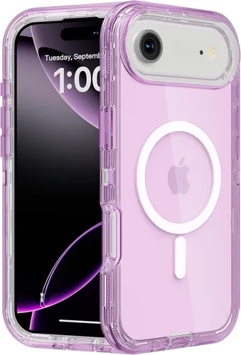 Miniatura 62 de Follaroma para iPhone 17 Pro Max, Funda Compatible con MagSafe, Funda Magnética Transparente de Doble Capa, Funda Resistente Anti-Caída y a Prueba