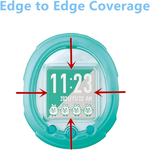 Miniatura 4 de Protector de pantalla compatible con Tamagotchi Uni y Smart, película transparente de PET de cobertura completa HD