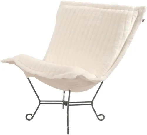 Miniatura 47 de Howard Elliott Collection Avanti Pecan - Silla de asiento oscilante con funda, silla multiusos de mariposa con marco de titanio, muebles de patio