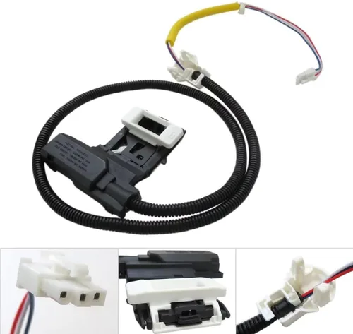 Miniatura 2 de W11307244 W10682535 Conjunto de bloqueo de tapa de lavadora (3 cables) para Whirlpool WTW4810EW1, WTW4810EW2, WTW4955HW0, WTW4815EW1, WTW4955HW1