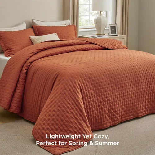 Miniatura 2 de Bedsure Colchas Bohemias Tamaño Queen - Colcha Queen Ultra Suave Ropa de Cama para Decoración de Dormitorio Bohemio, Edredón Ligero para Todas