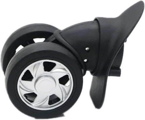 Miniatura 3 de Ruedas de repuesto para equipaje W120# (Di Long) Kit de repuesto para reparación de ruedas de maleta 2 pares/conjunto