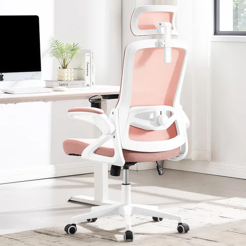 Miniatura 15 de Fizzin Silla de Oficina Ergonómica, Sillas de Computadora de 400 LBS con Soporte Lumbar Ajustable, Silla de Escritorio de Malla Transpirable Negro