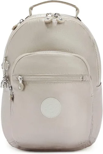 Miniatura 41 de Kipling Mochila pequeña Seoul para mujer, duradera, correas acolchadas para el hombro con funda para tableta, bolsa, Firma Emb, Mochila para tableta