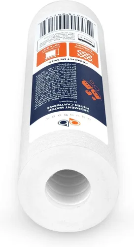 Miniatura 3 de Aquaboon Filtro de Sedimentos de 5 Micrones 10 x 2.5 - Repuesto de Filtro de Agua para Toda la Casa Compatible con Filtros de Agua de Pozo - P5