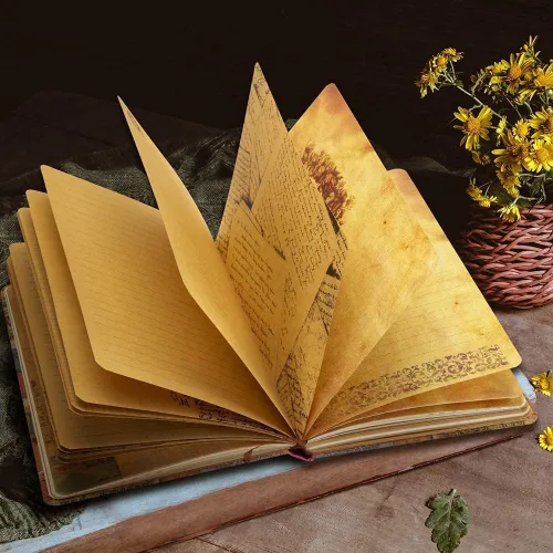 Miniatura 6 de SaFeHoM 212 Pcs DIY Vintage Journal Set for Women Gifts Scrapbook Diary Supplies including Aesthetic Journals, Scrapbook Paper, Washi Stickers