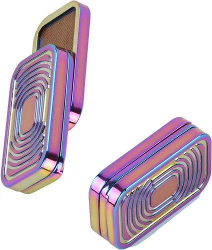 Miniatura 4 de Juguetes de metal para adultos EDC Fidget Slider magnético TDAH Juguetes para adultos para ansiedad y estrés aliviar el autismo, accesorios de Morado