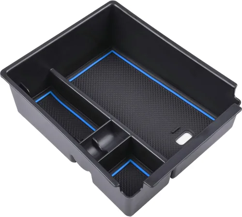 Miniatura 5 de HGWEI Organizador de consola central Compatible con Hyundai Tucson y Santa Cruz 2022-2024 & 2022-2026 Accesorios interiores Caja de almacenamiento