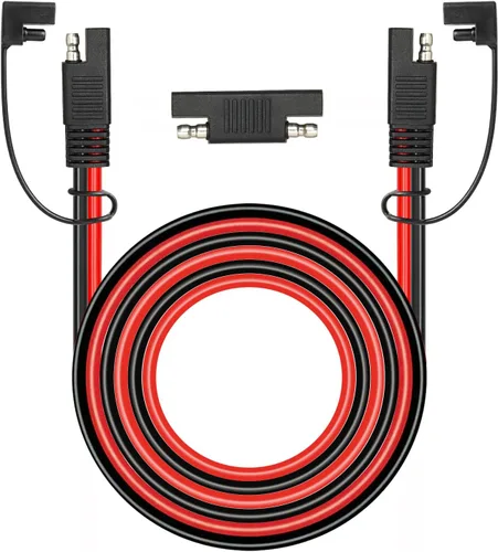 MOOKEERF Cable de extensión SAE de 10 AWG – Cable de desconexión rápida de 20 pies, cable de extensión de cargador de batería, resistente con
