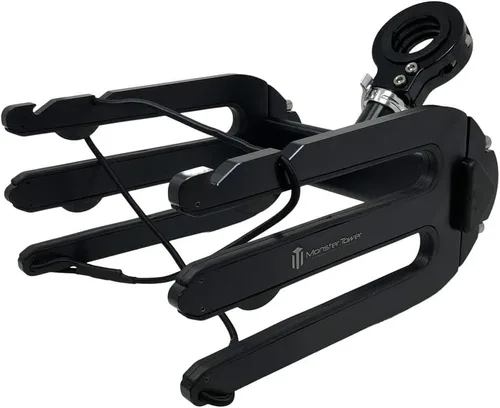 Miniatura 2 de Monster Tower Estante para wakeboard – liberación rápida, ajuste universal para torres de wakeboard, rotación de 360 grados, parachoques de goma
