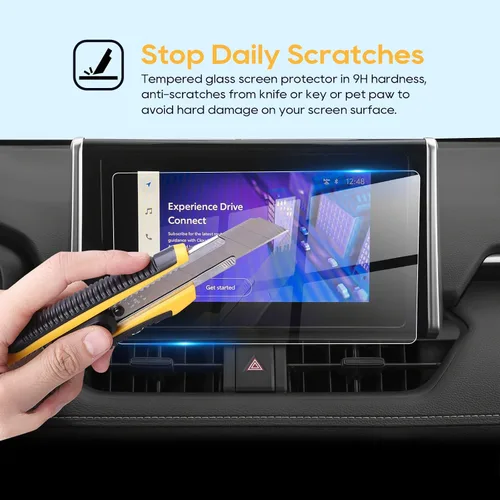 Miniatura 2 de LFOTPP oyota 2023 Protector de pantalla de 8 pulgadas para oyota Corolla/Highlander/Sequoia / RAV4 / Tundra 2023 Protector de pantalla de 8 pulgadas