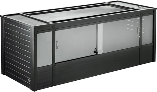 Miniatura 16 de New Age Pet ECOFLEX - Hábitat grande para reptiles de 48 pulgadas de ancho, Mojave Lounge para serpientes, tortugas y lagartos en arce, negro y Gris