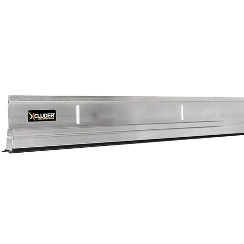 Xcluder Escobilla de puerta Versa-Line de 48", acabado de aluminio molido – Sella contra animales, fácil de instalar, máxima adaptabilidad; sello