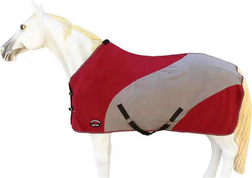 Miniatura 2 de CHALLENGER Manta de ejercicio polar polar de caballo de 64 pulgadas absorbe la humedad 43F10