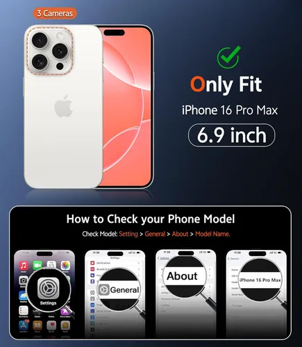 Miniatura 1650 de FNTCASE Funda para iPhone 13 Pro-Max: Fundas magnéticas transparentes compatibles con Magsafe Slim anti amarillamiento protección contra caídas
