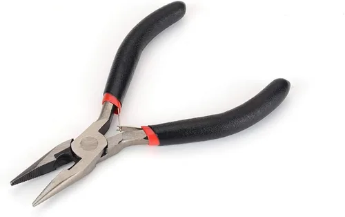 Miniatura 11 de FLZOSPER Mini alicates de punta de cadena, 4.5 pulgadas CR-V Alicates de precisión multifunción Stripper Herramienta de fabricación de joyas de mano