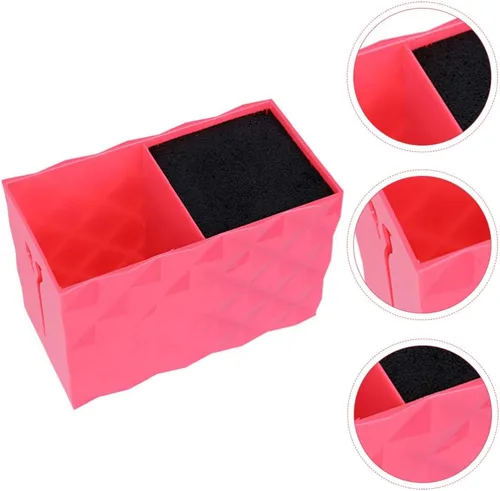 Miniatura 3 de Uonlytech Caja de almacenamiento para tijeras de peluquería de 6.14 x 3.14 x 4.33 pulgadas, organizador de herramientas de corte de pelo