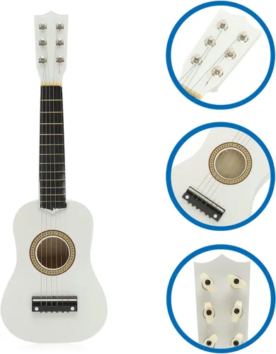 Miniatura 9 de Ciieeo 14ZI1812MUUIS1,21.1*6.9*2.4 in - 21 guitarras acústicas pequeñas, guitarra acústica clásica con cuerda de púa para principiantes, niños