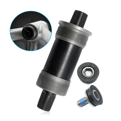 Hoypeyfiy BB-UN26 - Soporte inferior cónico cuadrado de 68 x 123/127 / 4.331 in (negro, 1 unidad) (2.677 x 4.331 in)