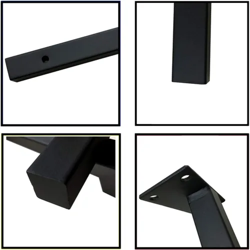 Miniatura 6 de Soporte de estante rústico flotante en T, soportes para estantes ocultos colgantes, soporte de estante de partición de carga para montaje en pared
