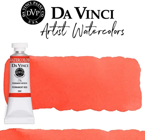 Miniatura 42 de DA VINCI PAINTS Pintura Acuarela Profesional para Artistas, Alizarin Crimson (Quinacridone), 37ml Índigo