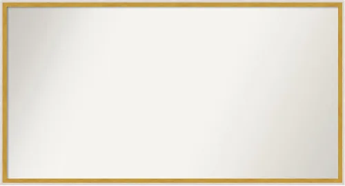 Miniatura 905 de Amanti Art Espejo de baño blanco para sobre el fregadero, 32 x 45 pulgadas, espejo de tocador rectangular blanco esbelto, marco de madera moderno