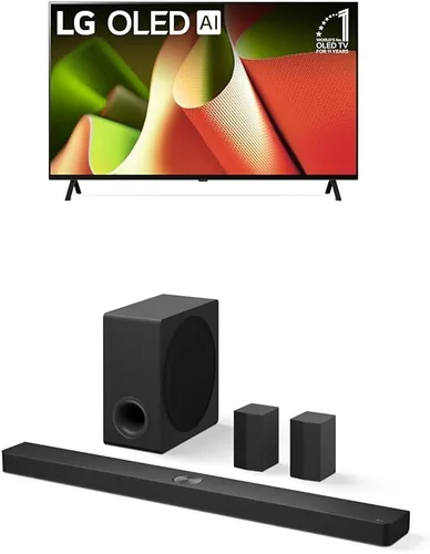 Miniatura 25 de LG Pantalla plana con procesador Smart TV 4K de 55 pulgadas clase OLED serie B4 con control remoto mágico alimentado por IA con Alexa incorporado