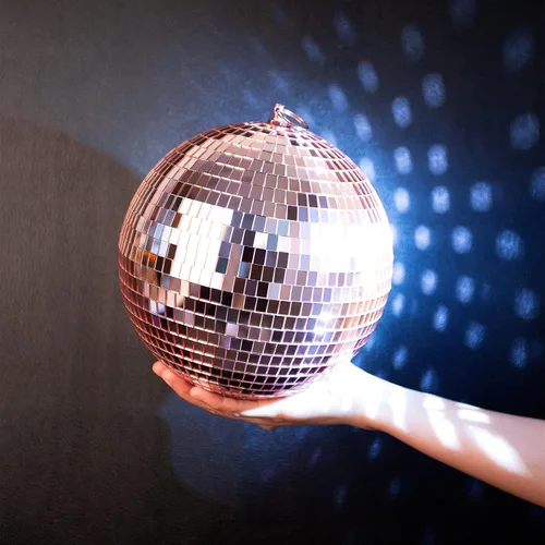 Miniatura 7 de Bola de espejo para discoteca, DJ, club, fiesta, boda, decoración del hogar, Muscab, bola de discoteca de 8 pulgadas con anillo para colgar