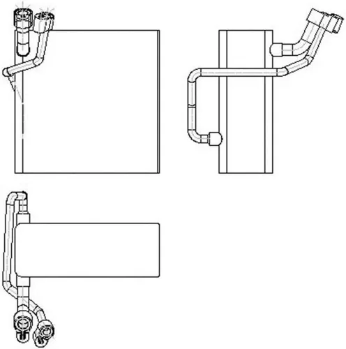 Miniatura 2 de TYC Evaporador 97050 compatible con Jeep Grand Cherokee 1999-2002