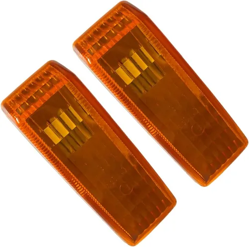 Miniatura 8 de Riloer Cubiertas de luz de señal de giro ABS, carcasa de lámpara de repetidor de luz de señal de marcador lateral sin bombilla, compatible