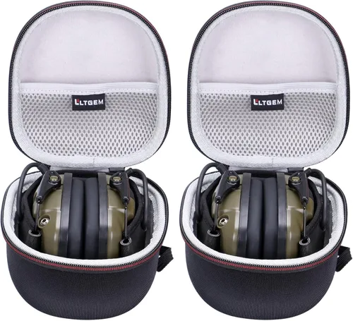Miniatura 8 de LTGEM - Funda para Howard Leight Honeywell Impact Sport Sound Amplification Electronic Shooting Earmuff.. 2-1. Funda negra para orejeras