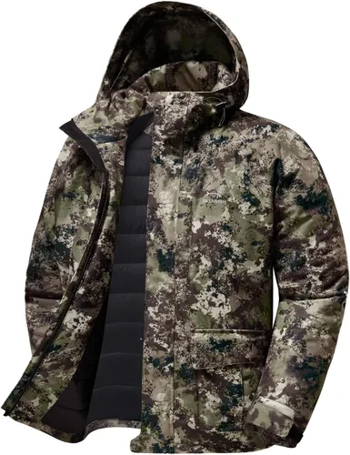 Miniatura 7 de BASSDASH Walker - Chaquetas aisladas impermeables de pesca y caza para hombre, silenciosas, transpirables, ligeras, abrigo de invierno para clima