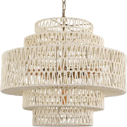 Miniatura 12 de Luces Colgantes de Cúpula de 15.75 Pulgadas, Luz de Metal Negro Dorado para Comedor, Accesorios de Iluminación de Candelabro Colgante Grande Moderno