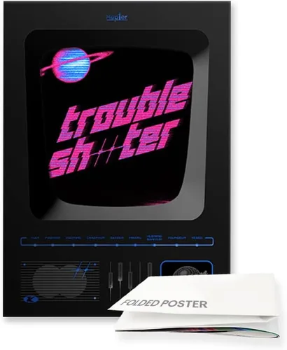 dreamus Kep1er – 3er mini álbum de fotos TroublesHOOTER (ver medianoche) + póster plegado de pedido anticipado