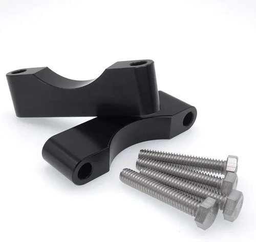 Miniatura 5 de Kit de soporte para guardabarros delantero negro compatible con guardabarros de 21 pulgadas, 23 pulgadas, 26 pulgadas, compatible con modelos Harley