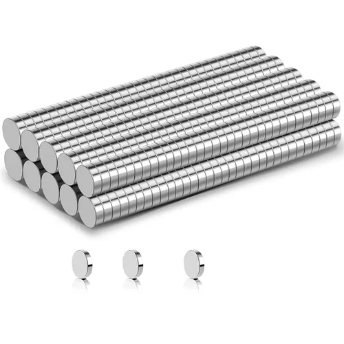 TRYMAG 300 imanes pequeños de oficina de disco redondo de 0.118 x 0.039 in, mini imanes de tierra rara, para pizarra blanca, manualidades,