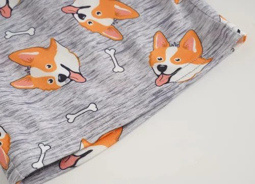 Miniatura 6 de Conjunto de pijama lindo de verano para niñas grandes, ropa de dormir estampada en forma de corazones a
