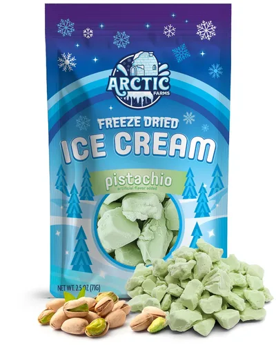 Miniatura 13 de Arctic Farms Trozos de Helado Liofilizado a Granel - No se Derrite (Mantequilla de Maní) (1 libra)