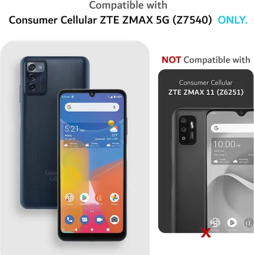 Miniatura 2 de TUDIA MergeGrip DualShield - Funda resistente para celular ZMAX 5G