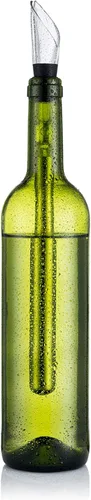 Miniatura 2 de YouYah - Enfriador de vino 3 en 1 de acero inoxidable para botellas de vino, barra enfriadora rápida de vino sin hielo con aireador y vertedor