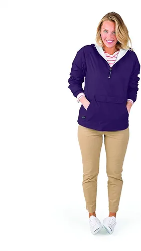 Miniatura 3 de Charles River Apparel Chaqueta impermeable sin botones resistente al viento y al agua (talla regularextra)