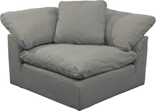 Miniatura 4 de Sunset Trading Cloud Puff - Sofá modular de 3 piezas, color gris
