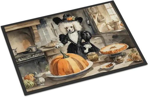 Miniatura 95 de Caroline's Treasures DAC1720MAT Affenpinscher - Tapete de otoño para cocina, con calabazas, 18 x 27 pulgadas, tapete para puerta delantera